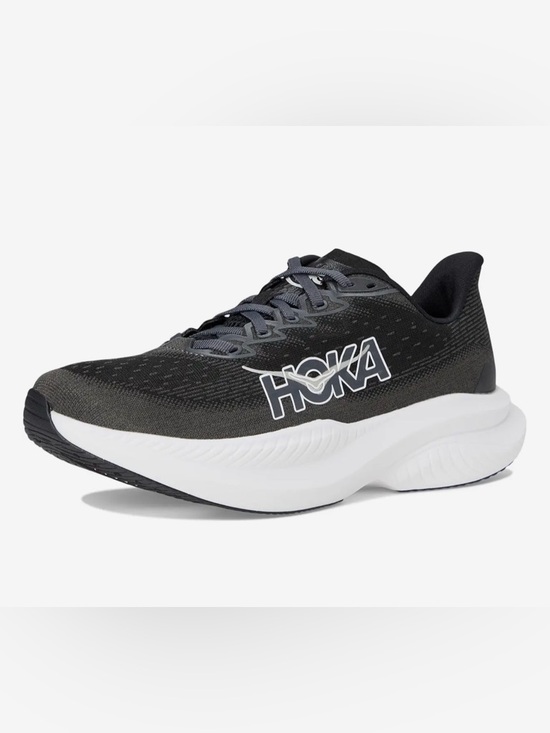 Hoka One One ? Mach 6 Black White Athletic Shoes 1147790 BWHT Men’s Size 14